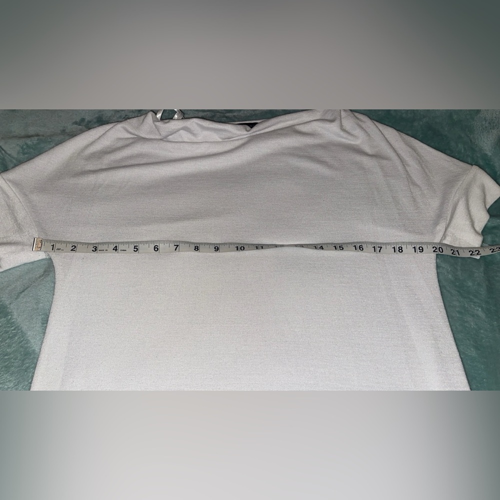 BANANA REPUBLIC White Boat Neck Jersey Knit Top – NWOT Size Small - Picture 6 of 9
